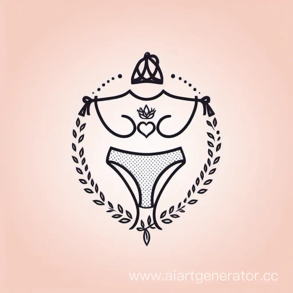 A logo for a trillion dollar women's underwear company. The logo has a cryptic message that tells the subconscious advice on how to maximize pleasure.