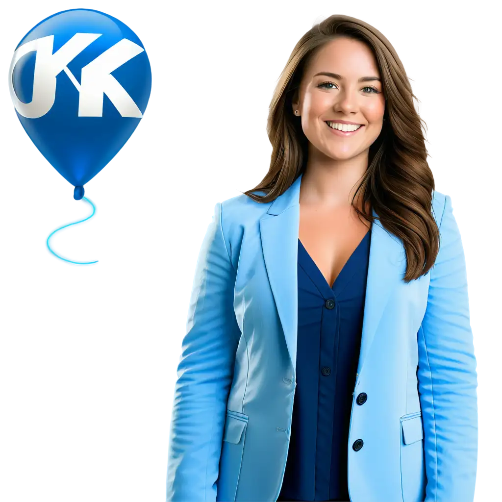 create a picture of a pretty 30 year old woman with goog figure against the background of a map of the state of kentucky. the woman has a nice smile with white teeth. she has a small badge on her chest which says "REALTOR".