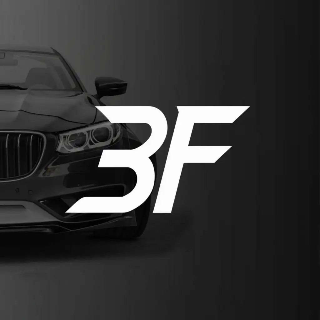 a logo design,with the text "bastian frischmann", main symbol:BF,Minimalistic,be used in Automotive industry,clear background