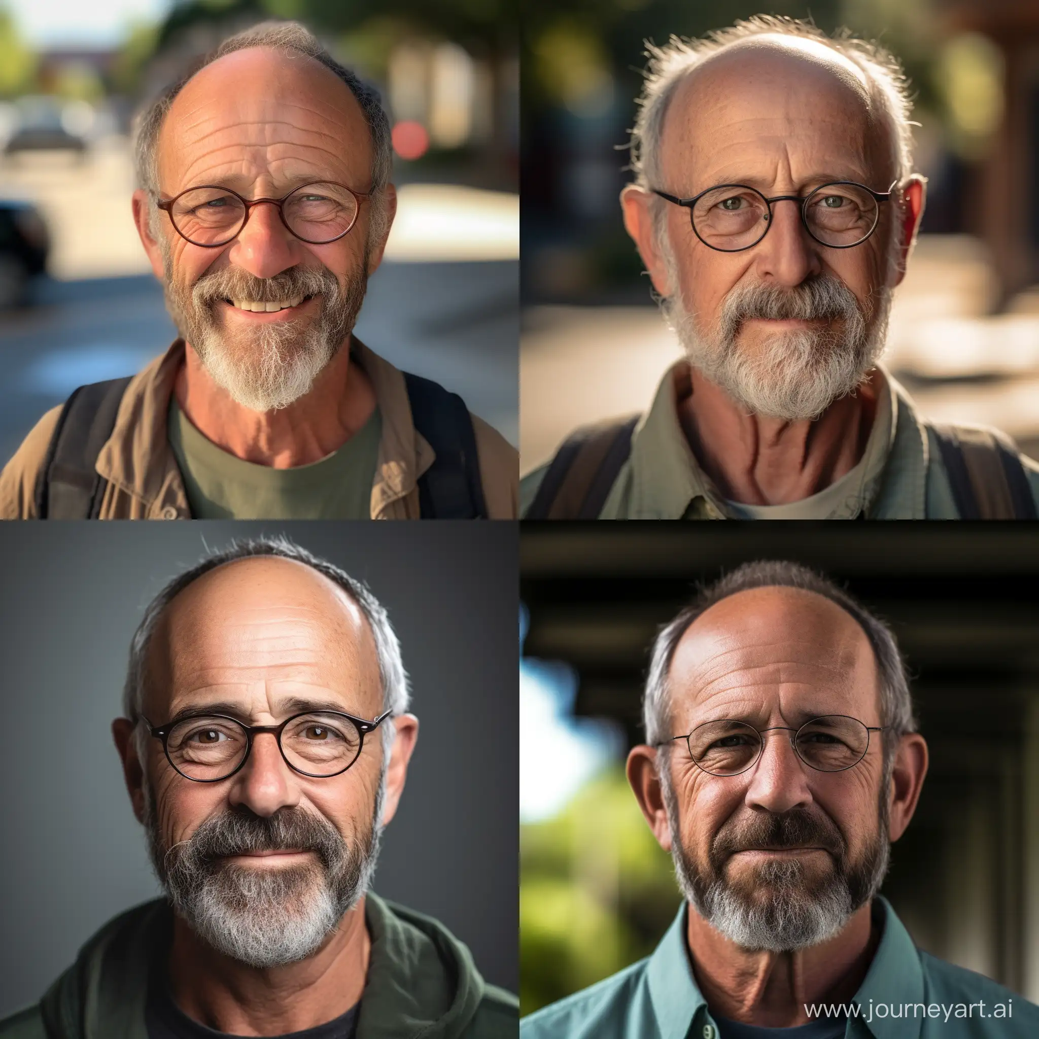 Elderly-Visionary-in-Green-Glasses-Portrait-of-a-Balding-Man-with-Gray-Beard-and-Mustache