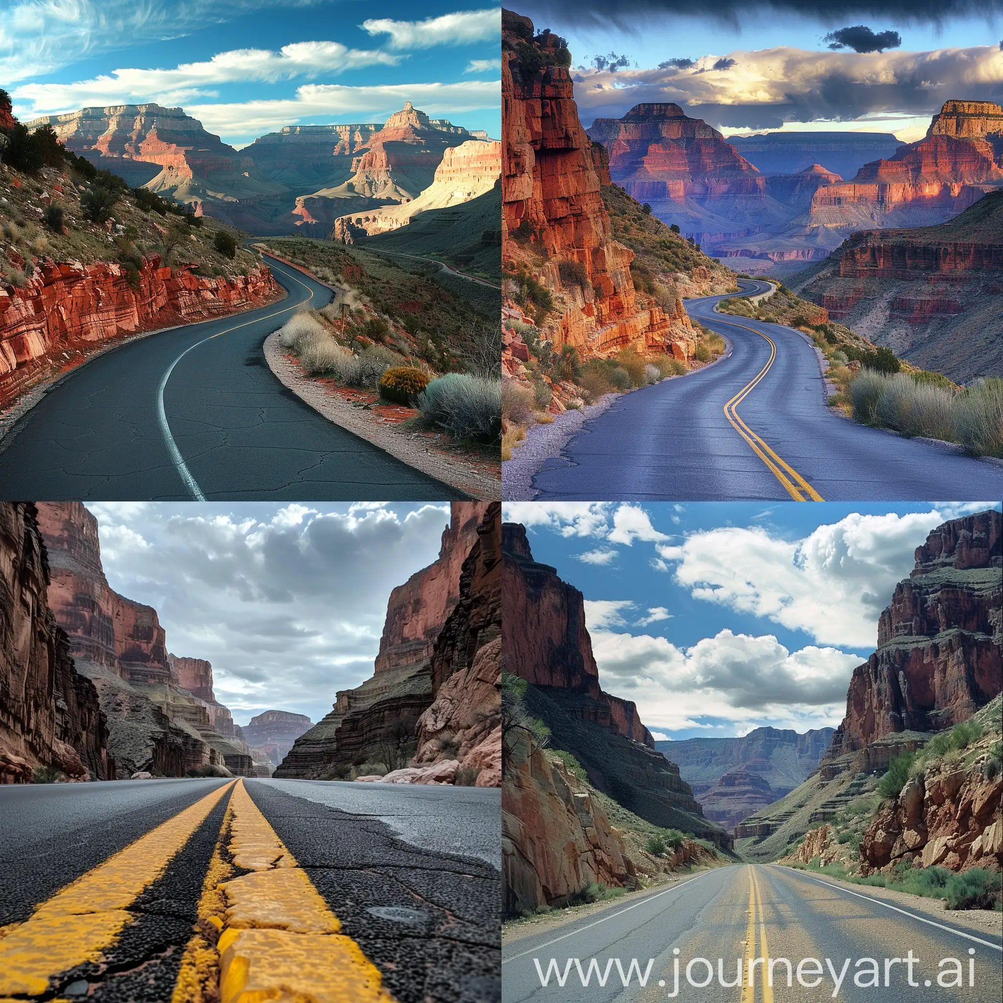 Scenic-Drive-through-Grand-Canyon-National-Park