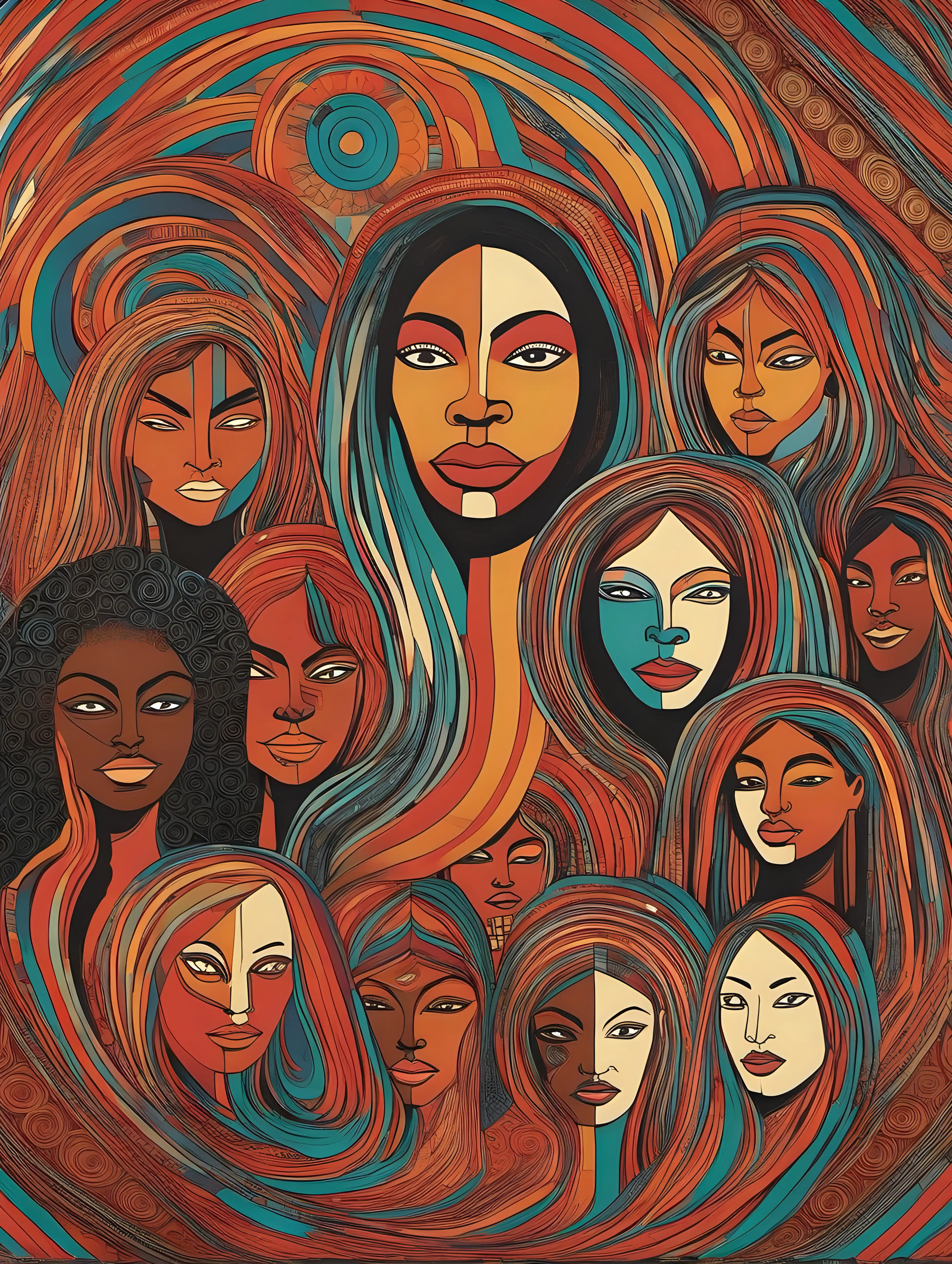 artwork that represents women empowerment and diversity 

