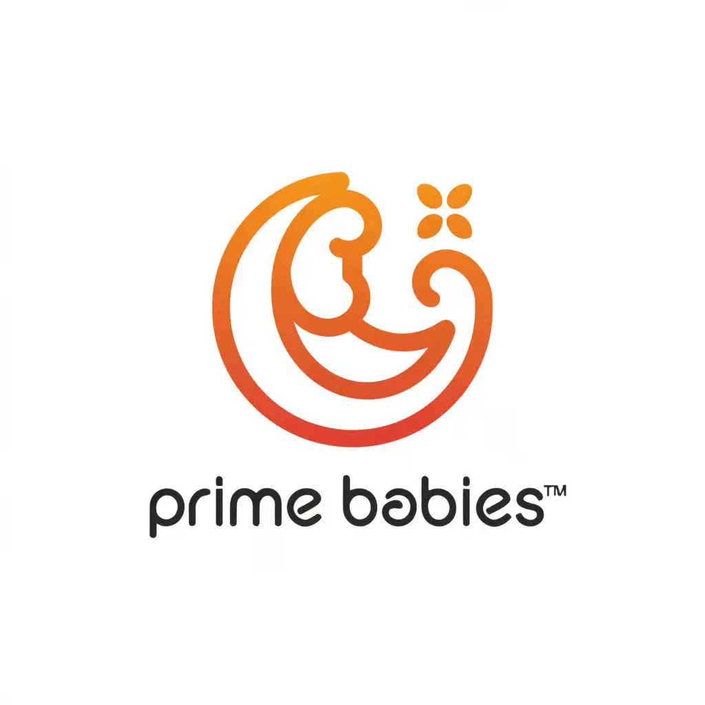 a logo design,with the text "Prime Babies", main symbol:Baby,Moderate,be used in Home Family industry,clear background