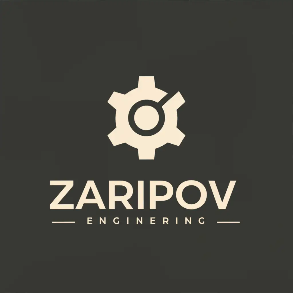 a logo design,with the text "Zaripov", main symbol:engineering,Moderate,be used in Home Family industry,clear background