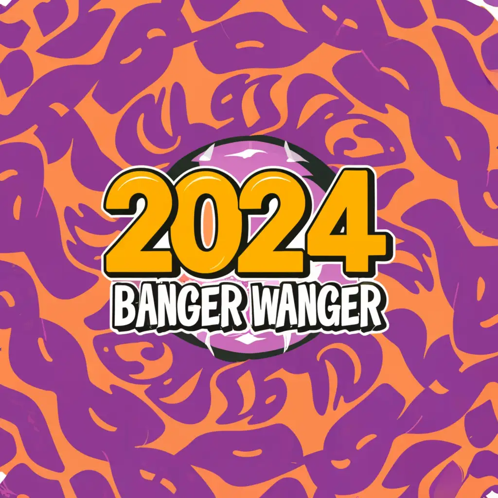 a logo design,with the text "2024 banger wanger", main symbol:Sun licer,Moderate,clear background
