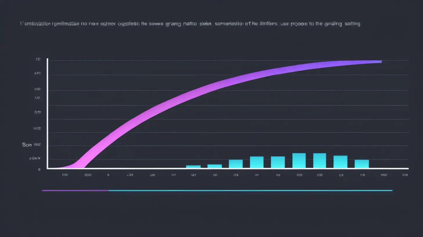 Show an image that illustrates the optimization of code. Make the graphic sleek to show the progression of something getting better.  Use no numbers or letters in the graphic