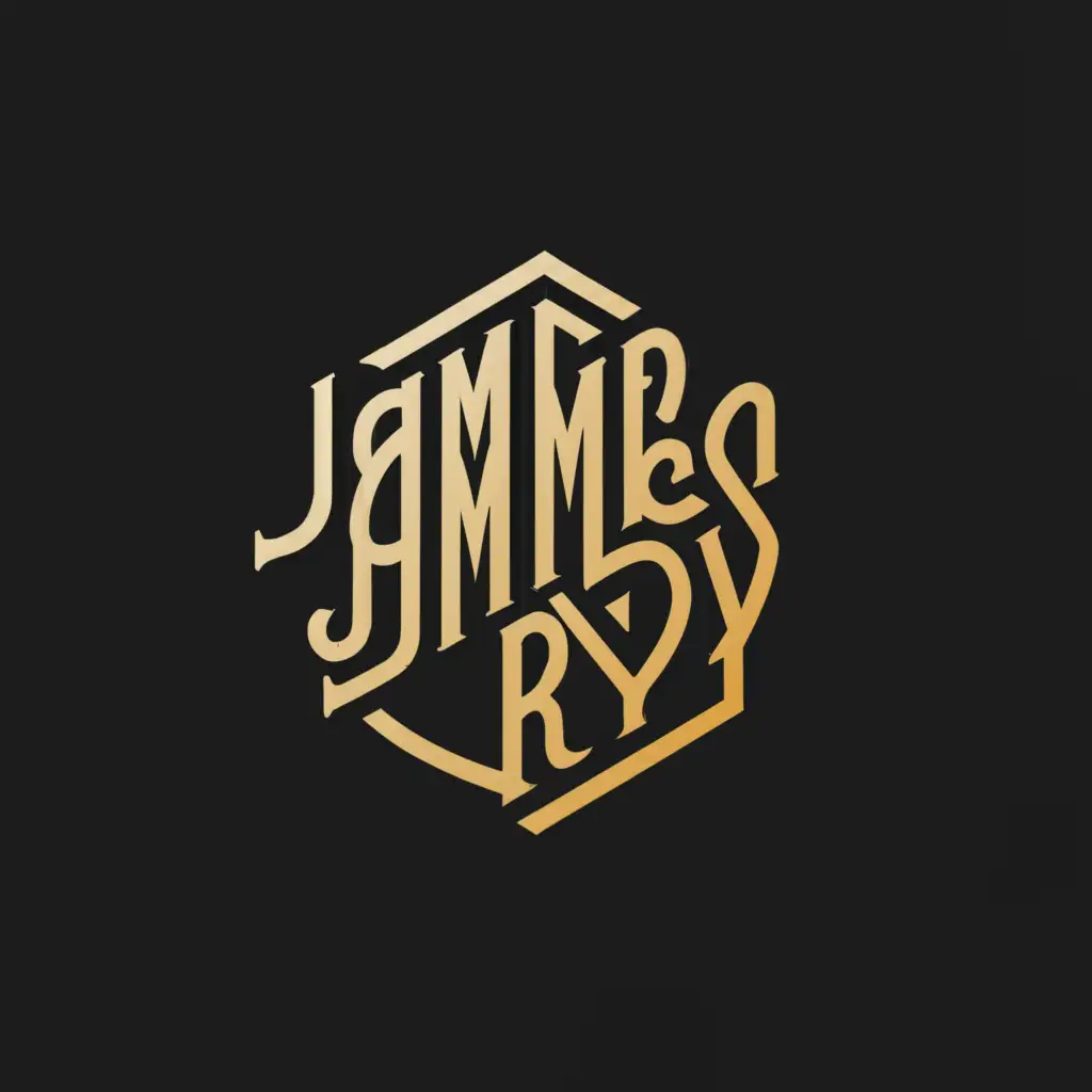 LOGO-Design-For-James-Ry-Bold-Text-with-Intricate-Symbol-Reflecting-Entertainment-Industry