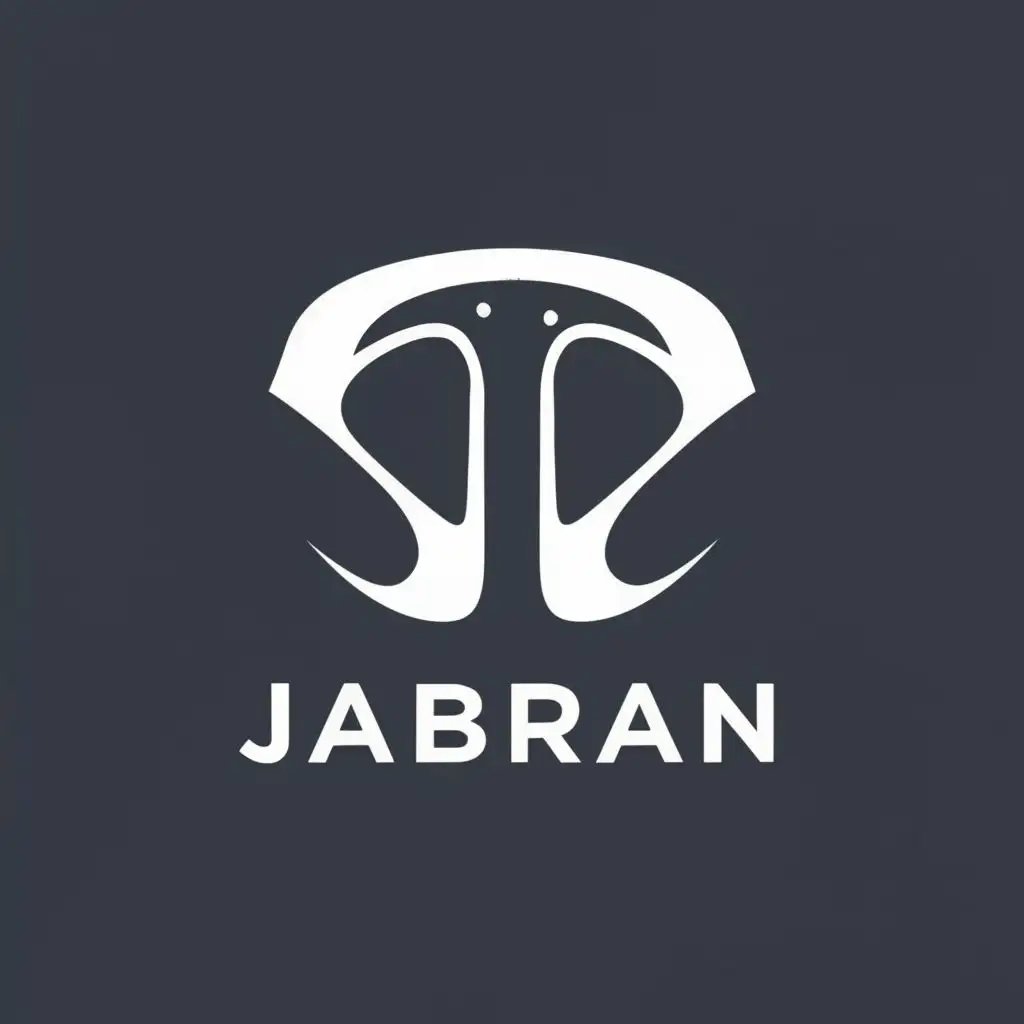 a logo design,with the text "Jabran", main symbol:J,Moderate,be used in Automotive industry,clear background