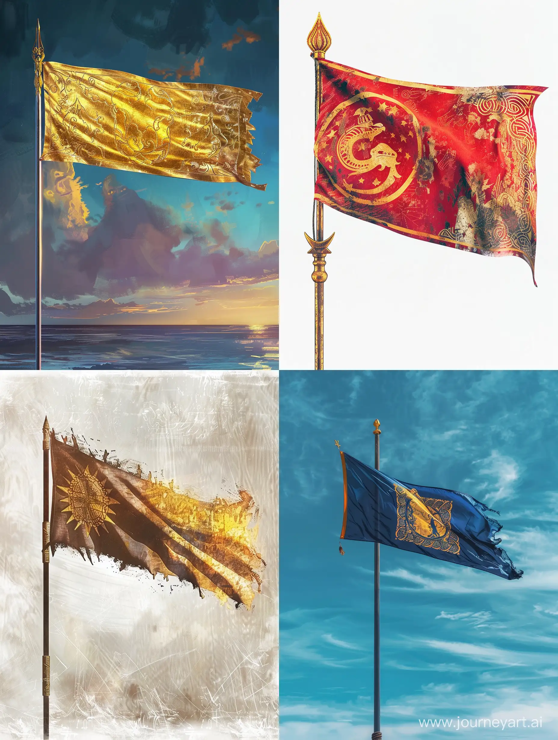 Vibrant-Atlantis-Flag-Waving-Proudly