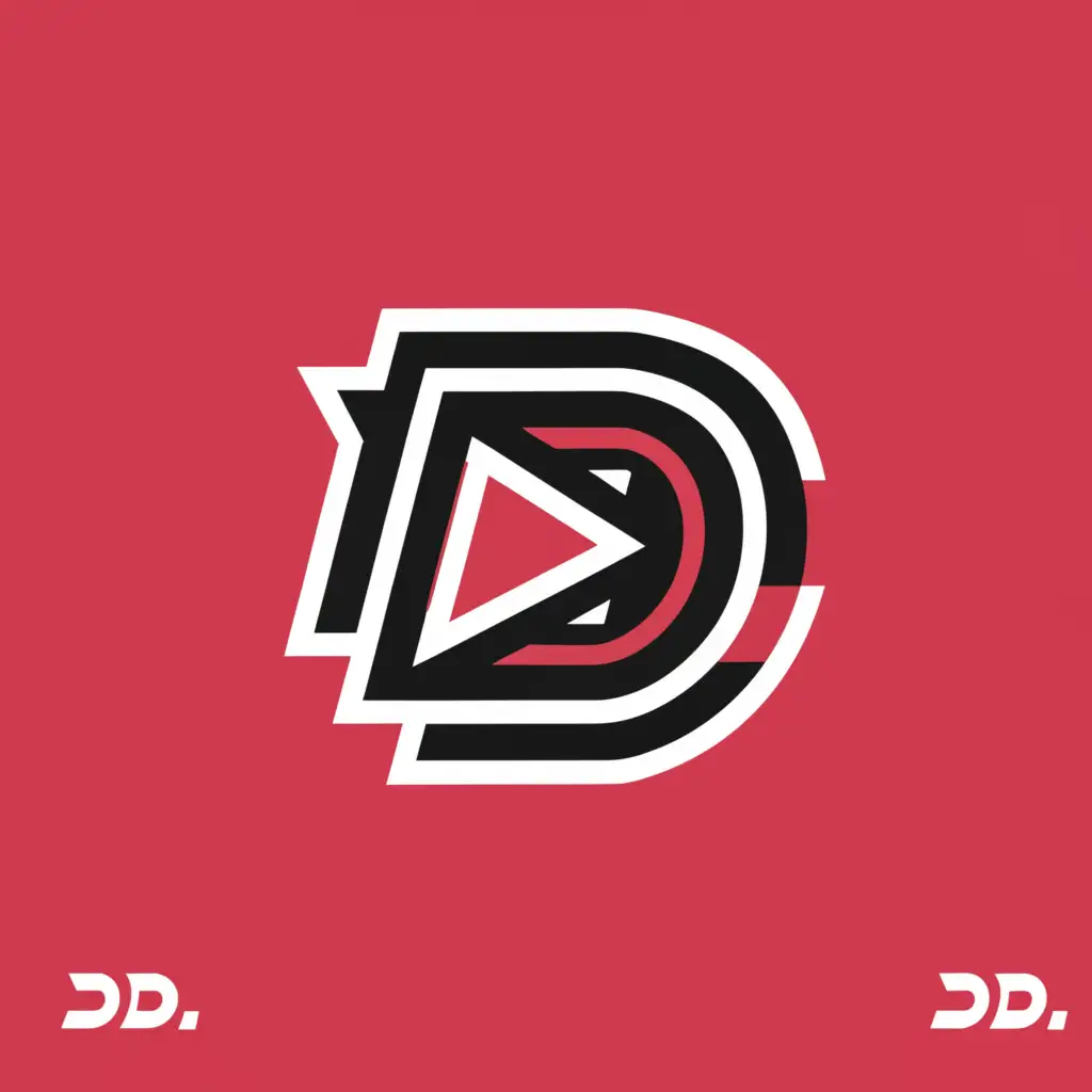 a logo design,with the text "dd.vidz", main symbol:sports,Minimalistic,be used in Internet industry,clear background