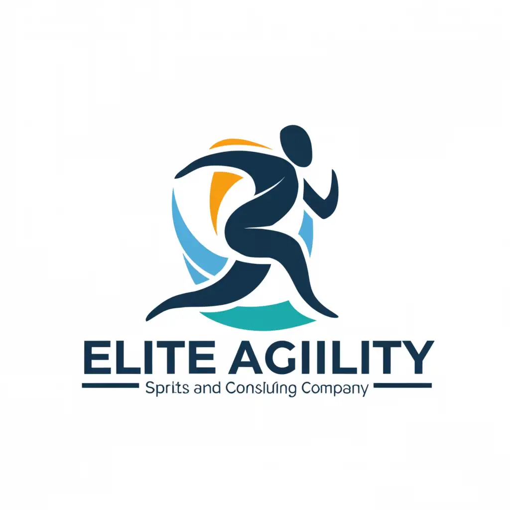 a logo design,with the text "Elite Agility", main symbol:sports/consulting,Moderate,be used in Sports Fitness industry,clear background