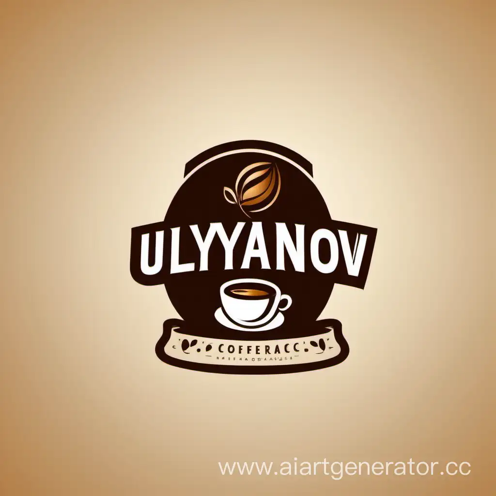 Создать фамильный логотип Ulyanov для франшизы по продаже кофе