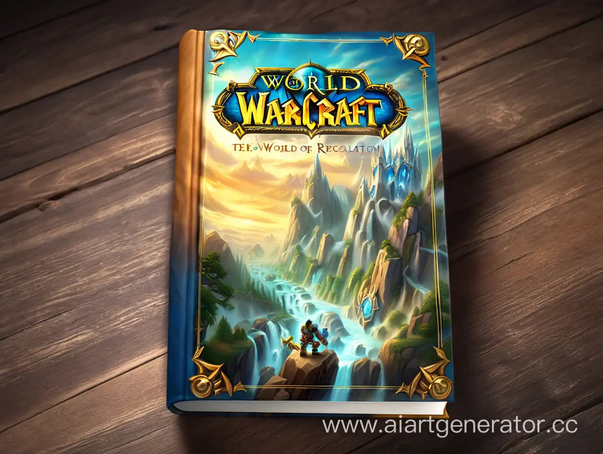 Обложка книги в стиле World of warcraft. Советы для путешествий и релокации