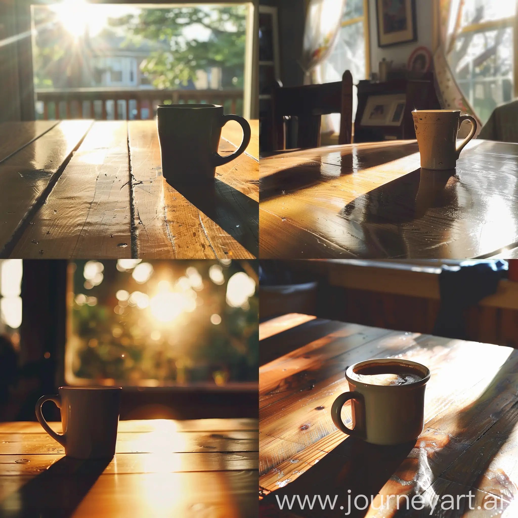Sunlit-Morning-Coffee-on-Table-with-Mug
