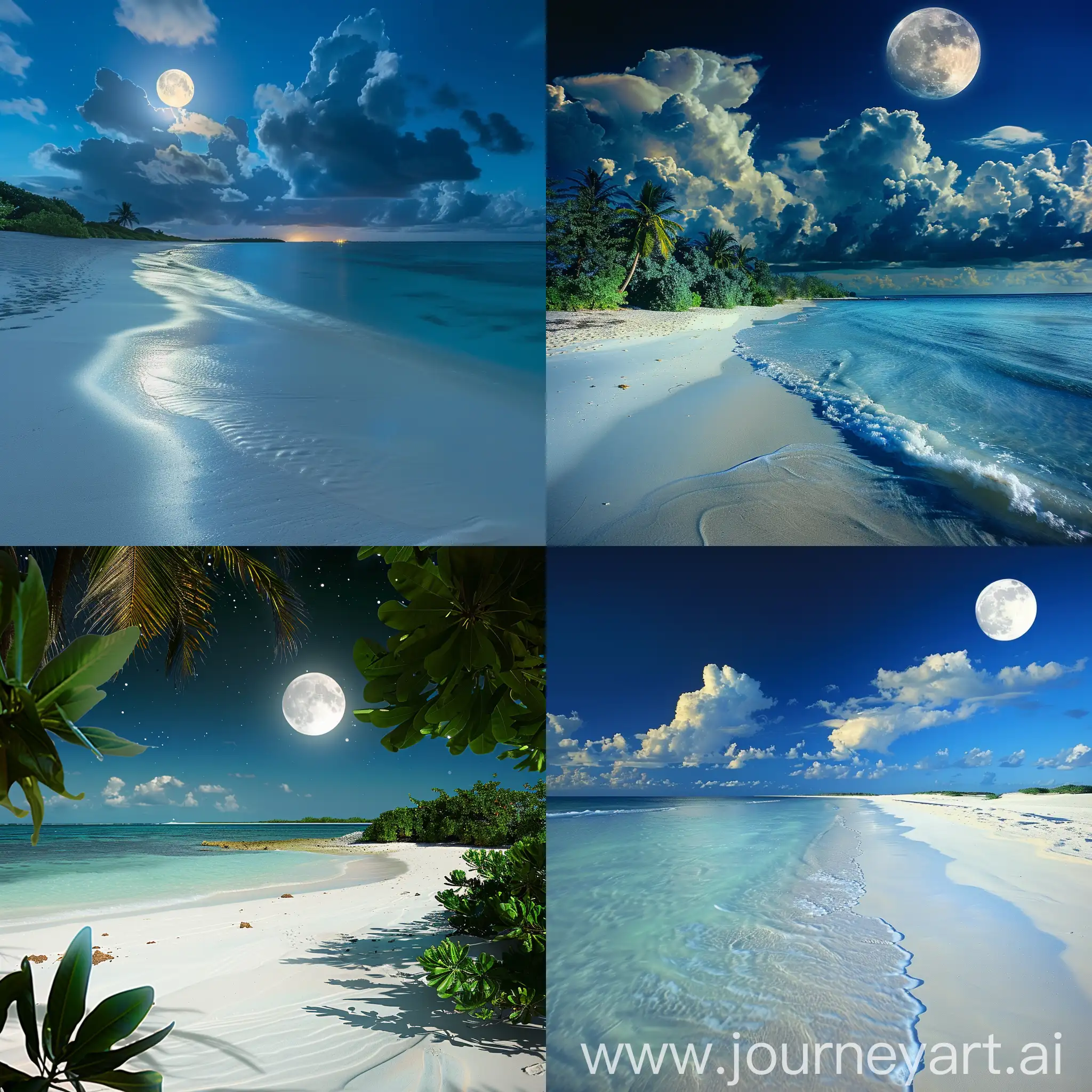 Full-Moon-Illuminating-Tropical-Beach-Paradise