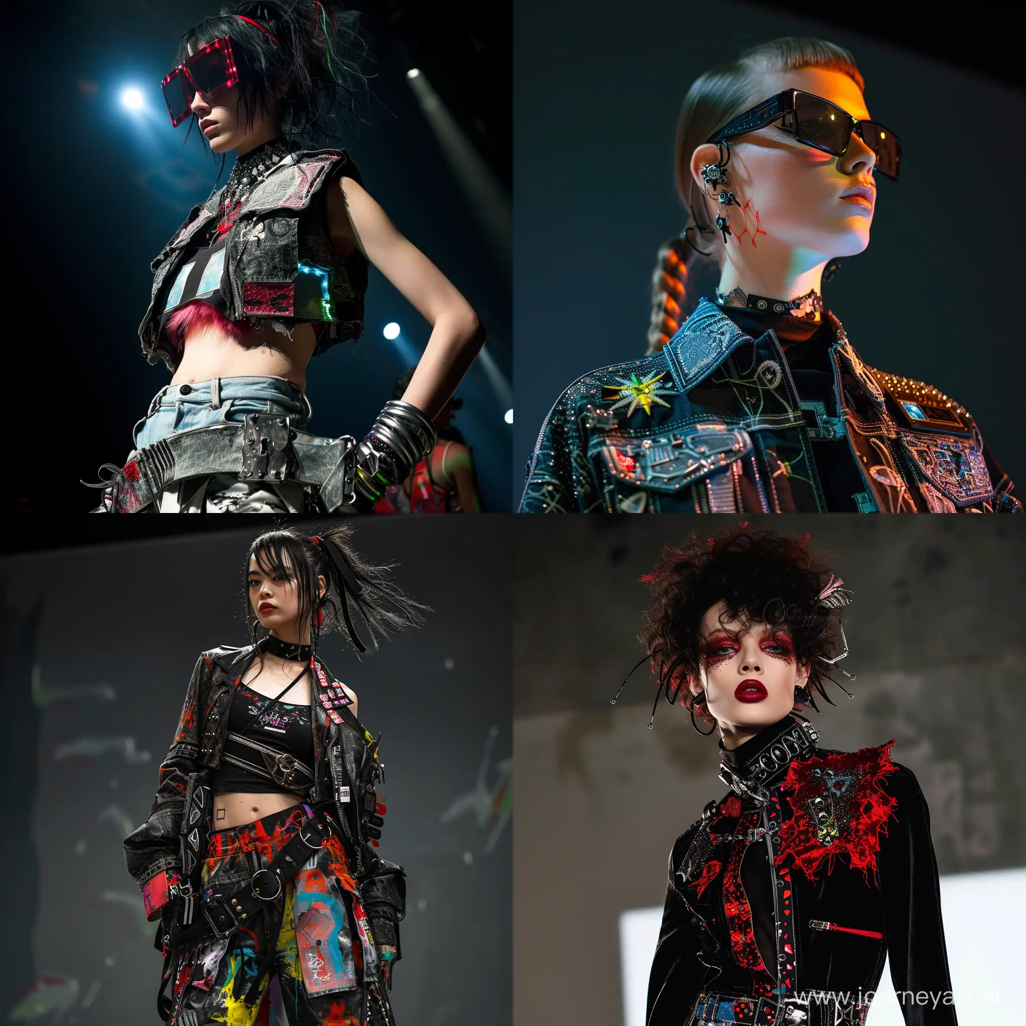 Futuristic-Cyberpunk-Rock-Fashion-Show