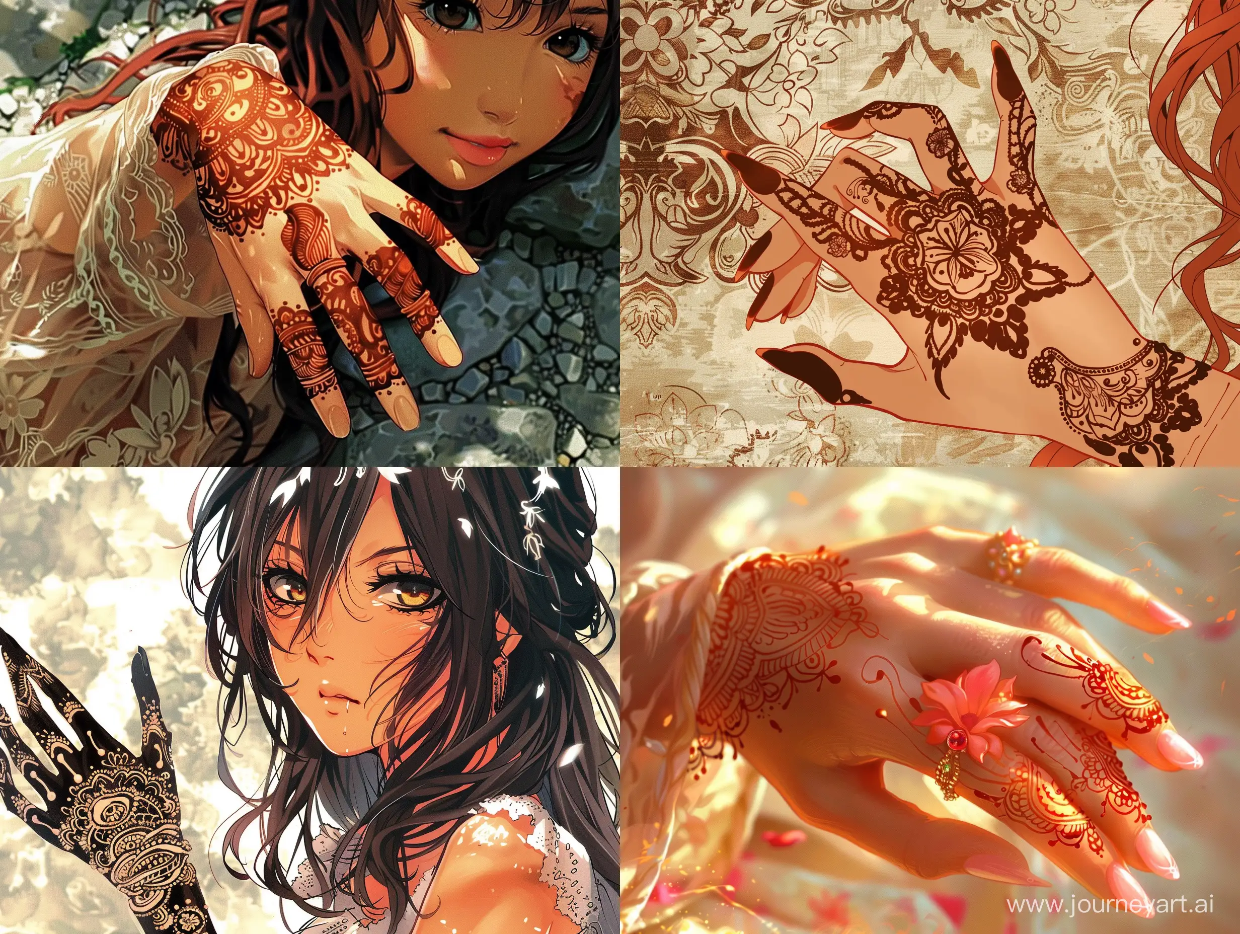 Anime-Hot-Girl-with-Henna-Hand-in-43-Aspect-Ratio