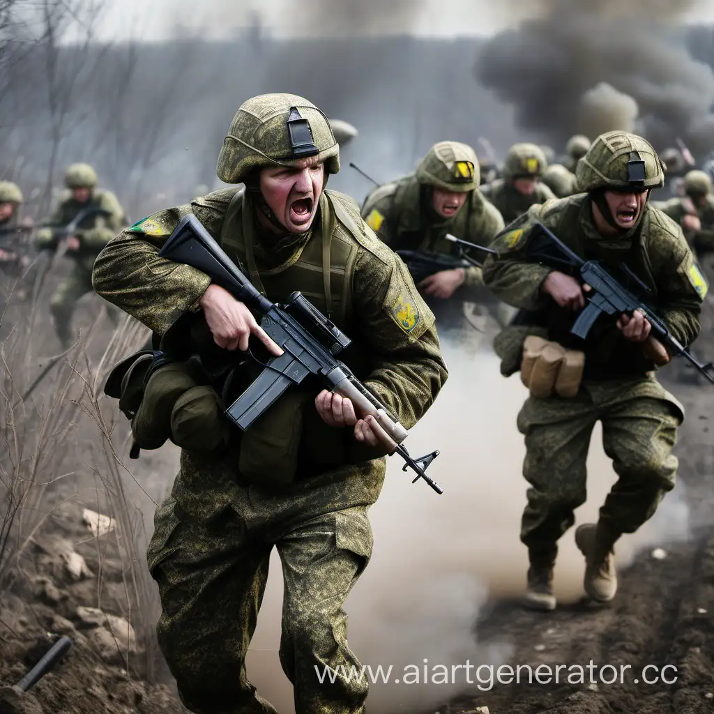 Courageous-Ukrainian-Soldiers-Engaged-in-Battle