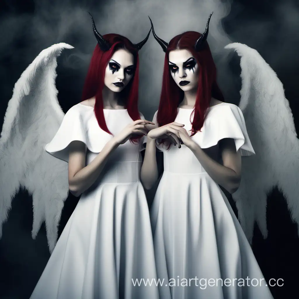 Contrasting-Twins-Angelic-and-Demonic-Sisters-Embodying-Duality