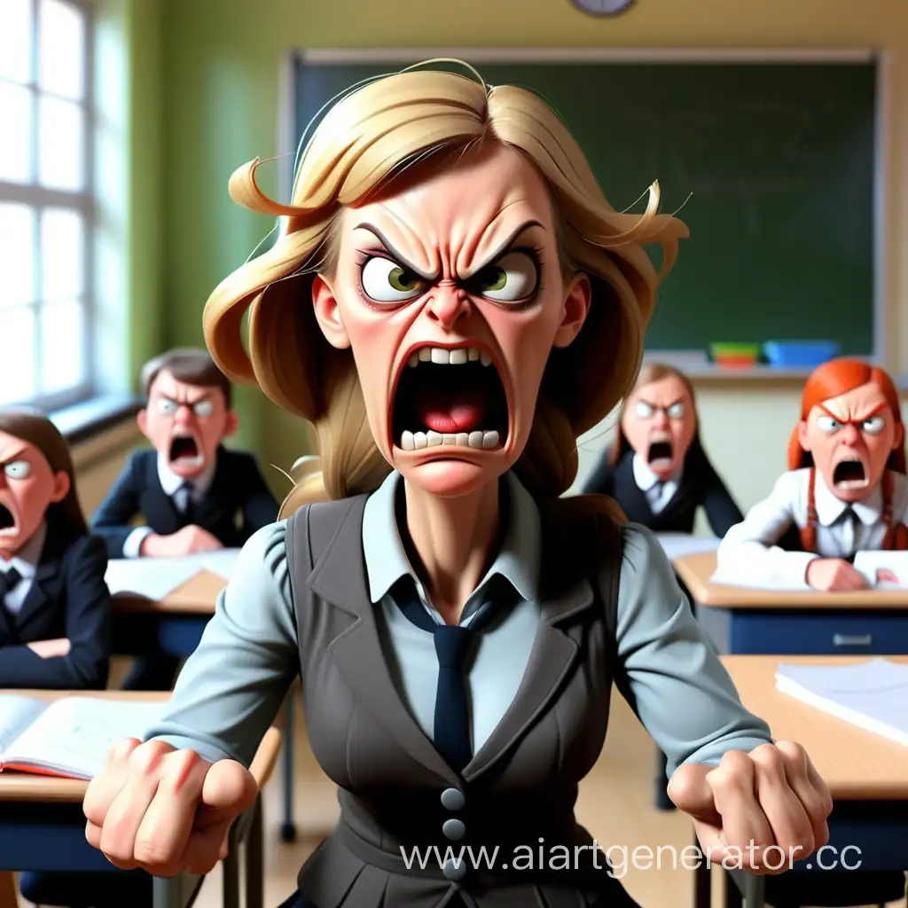 Angry-German-Teacher-in-Classroom