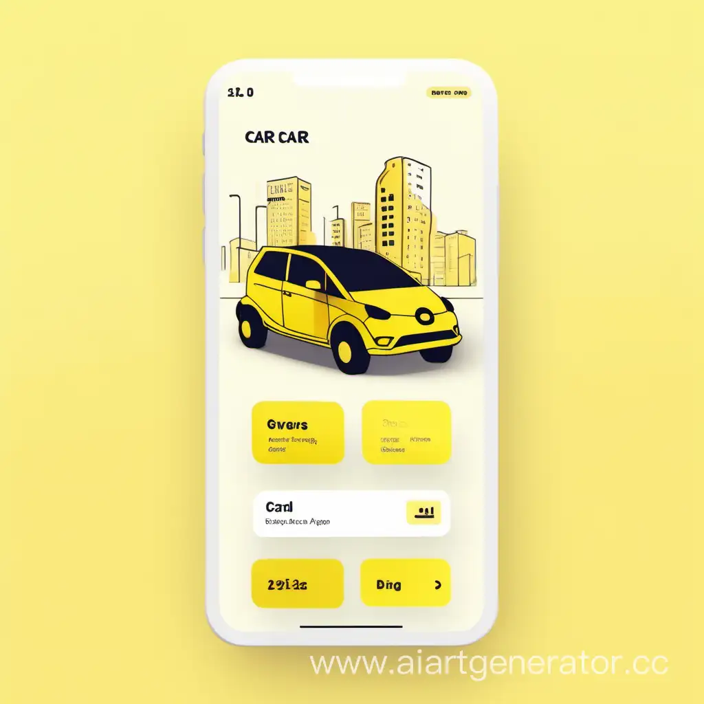 YellowToned-Minimalistic-CarSharing-App-Interface