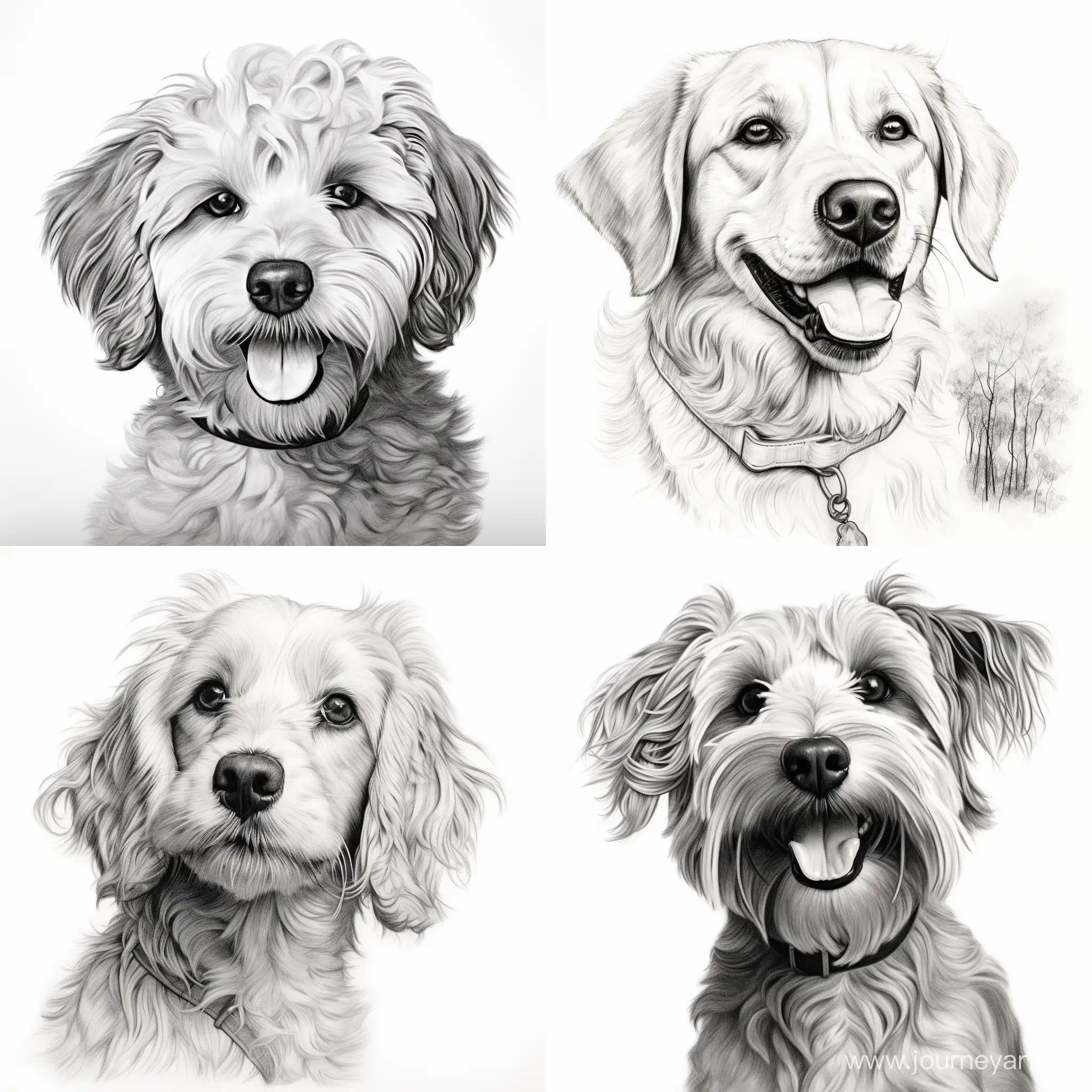 Adorable-Canine-Companion-Expressive-Dog-Illustration
