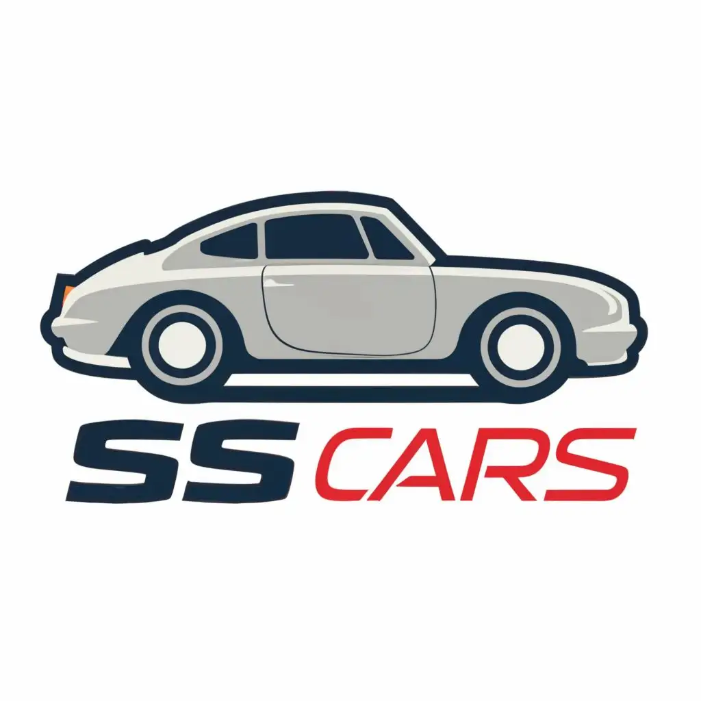 logo, CAR, with the text "SS CARS", typography, be used in Automotive industry