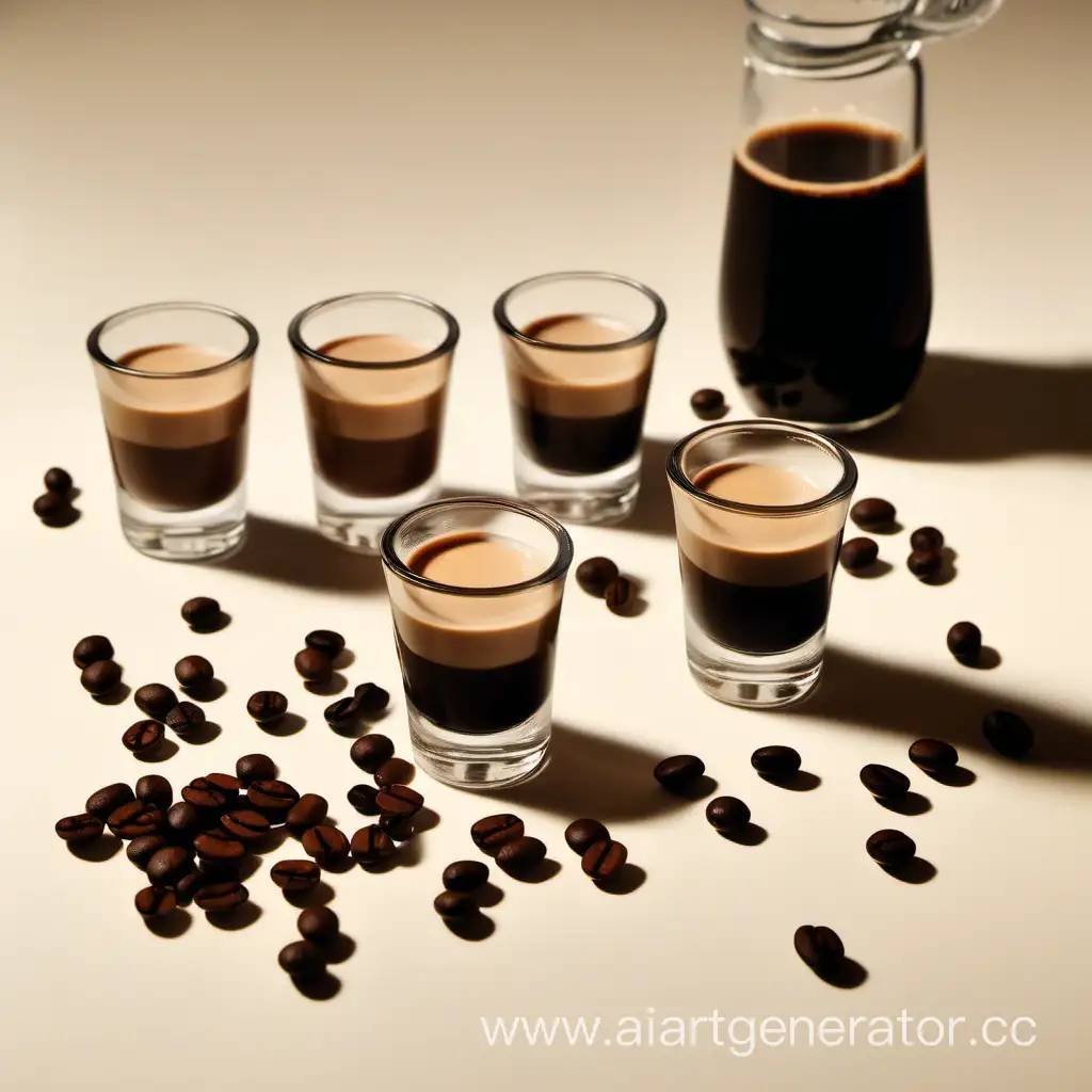 Indulgent-Cream-Liqueur-Shots-with-Coffee-Beans