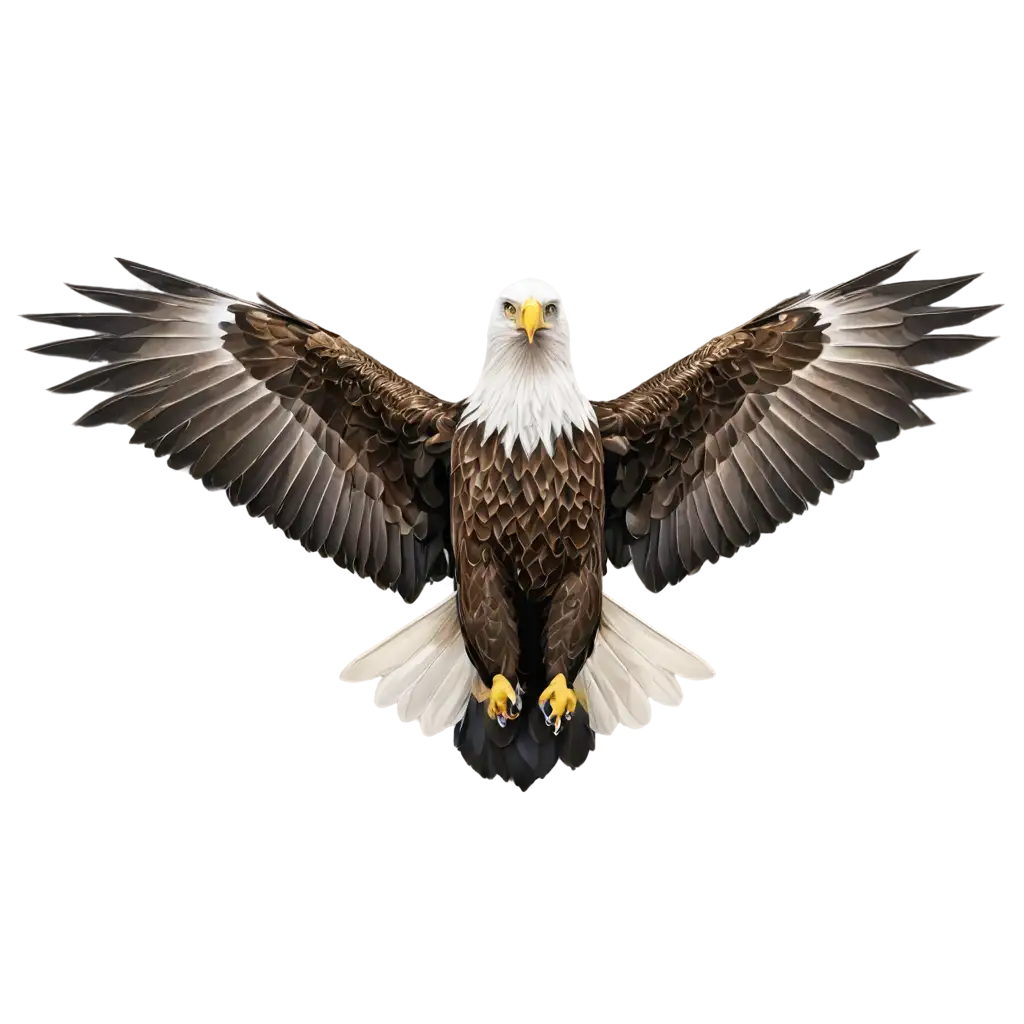 eagle in geometry style