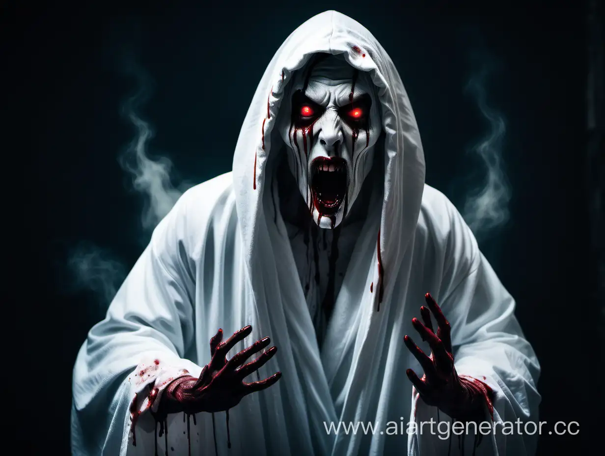 Malevolent-Ghost-with-Red-Eyes-in-Tattered-Robe-Dripping-Blood