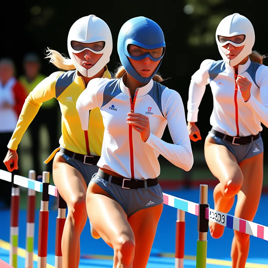 Dynamic Modern Pentathlon Competition with Athletes in Action