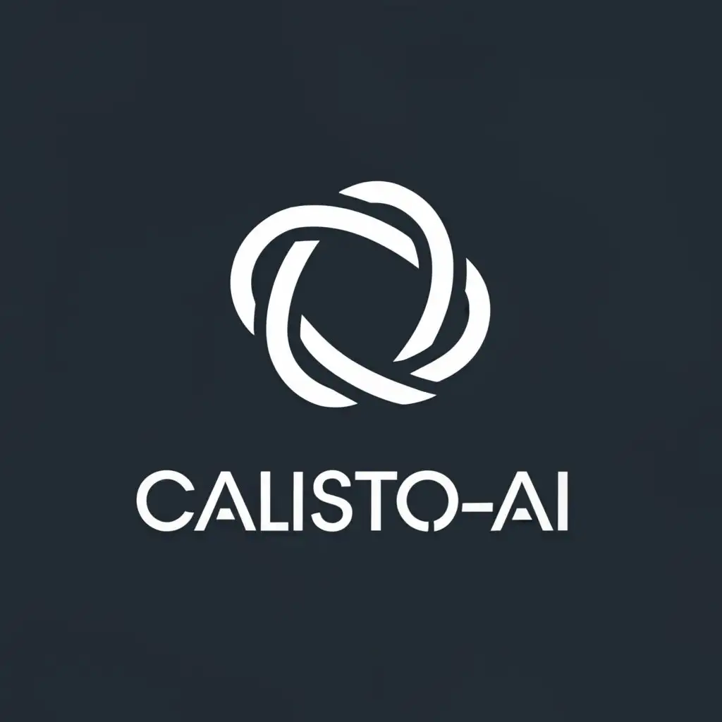 a logo design,with the text "CalistoAI", main symbol:CalistoAI,Minimalistic,be used in Technology industry,clear background