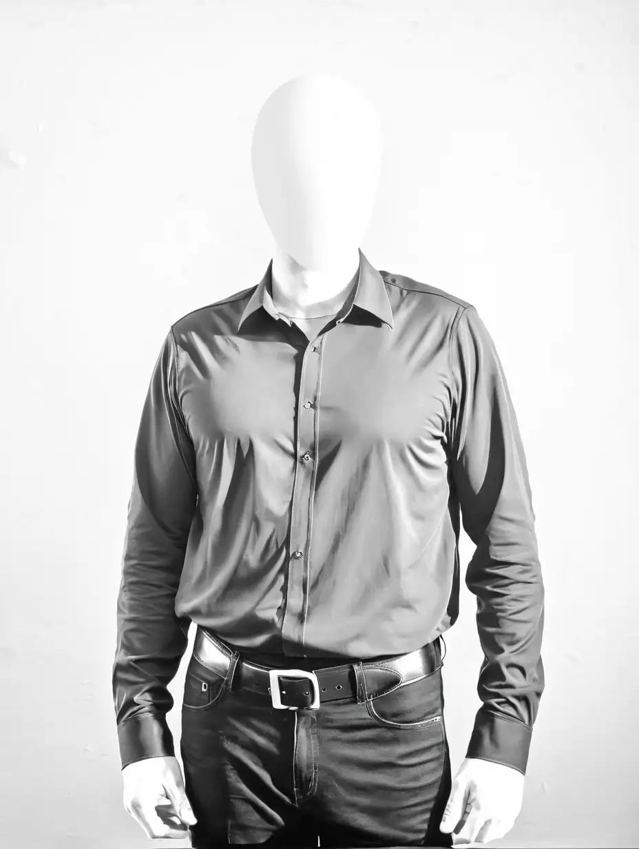 Headless Man Standing Alone | MUSE AI