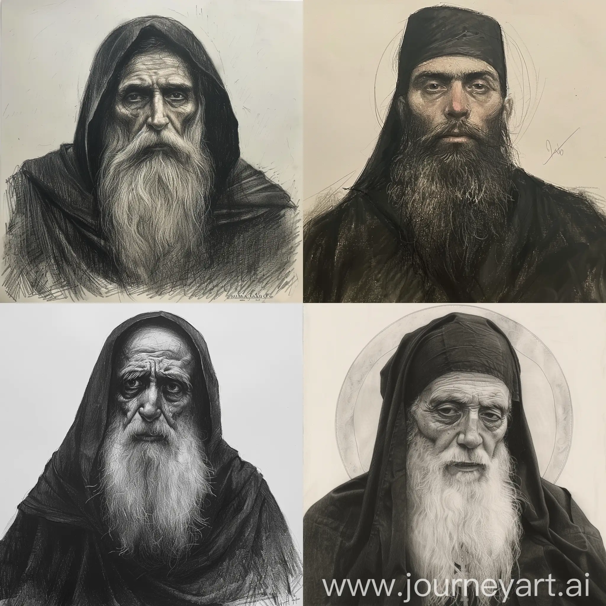 Draw me Sulkhan-Saba Orbeliani was consecrated as a monk in Davit Gareji monastery in Georgia