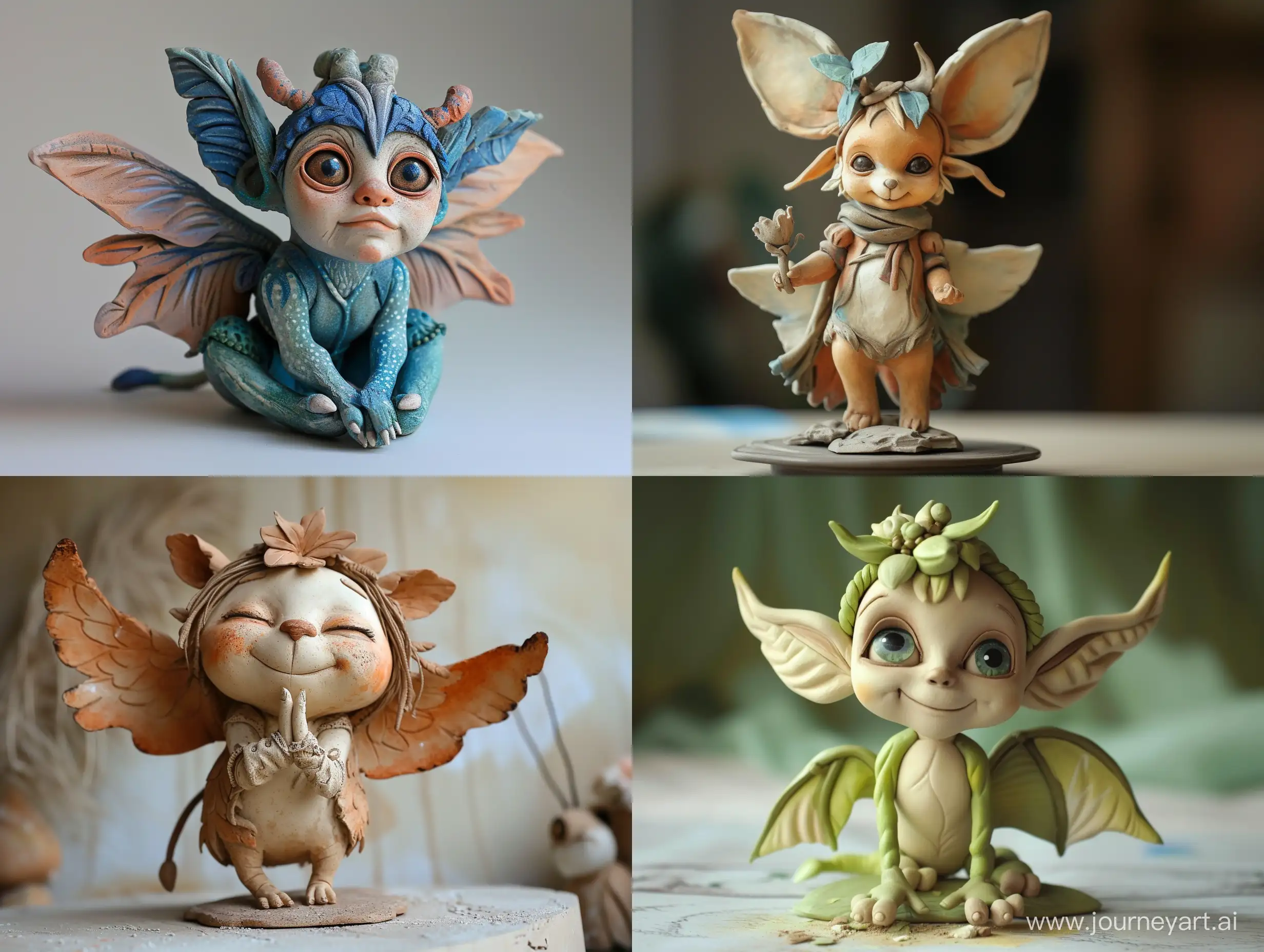 Charming-NonExistent-FairyTale-Statuette-of-a-Cute-Animal