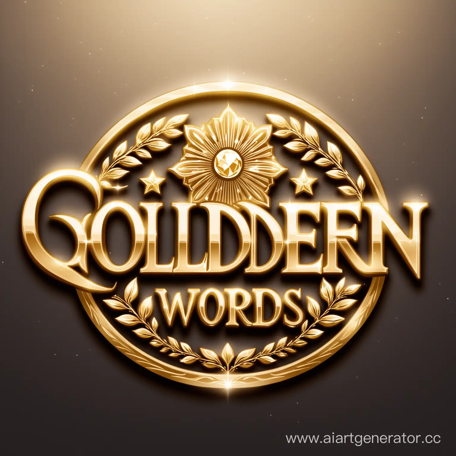 Elegant-Logo-Design-for-Golden-Words-Jewelry-Engraving-Shop