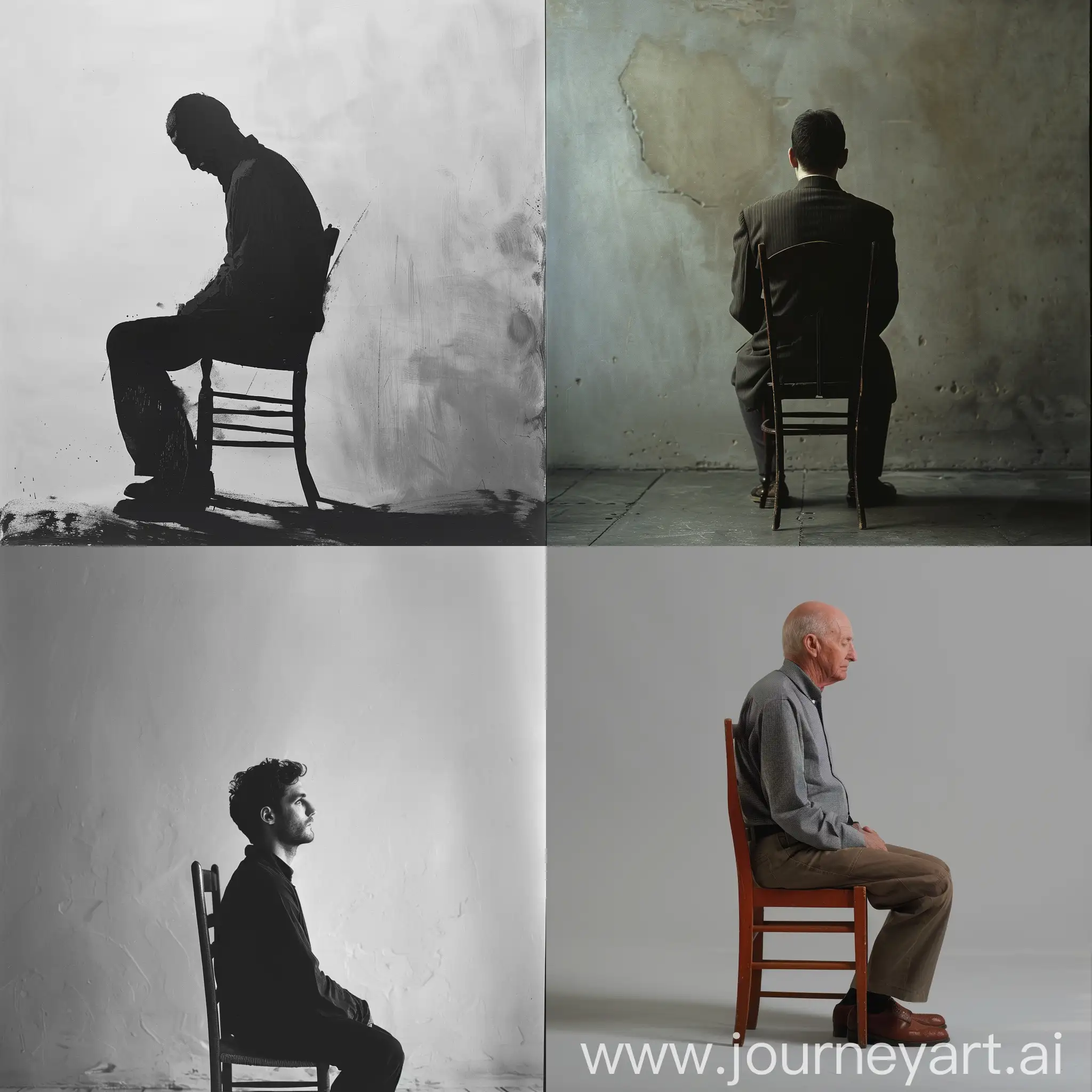 man who sat a chair