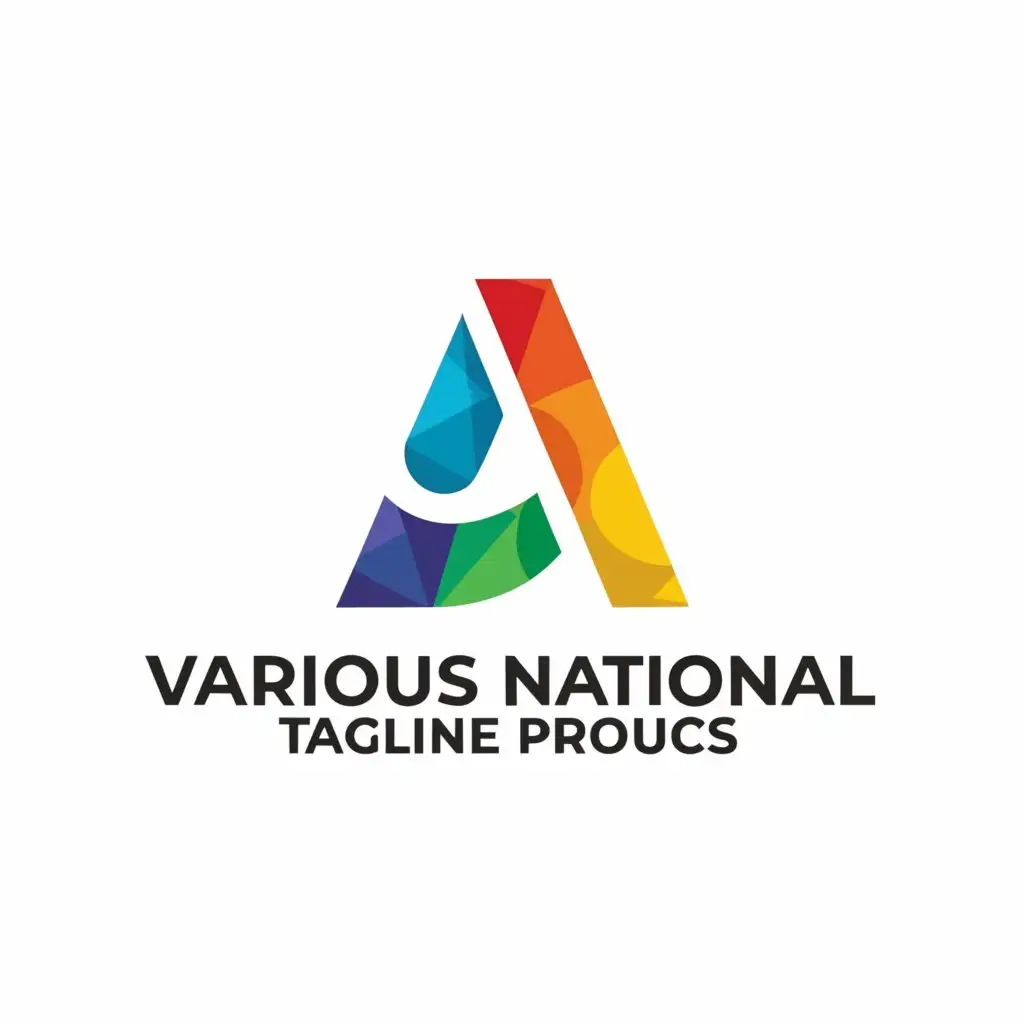 a logo design,with the text "VARIOUS NATIONAL PRODUCTS", main symbol:A,Moderate,be used in Technology industry,clear background