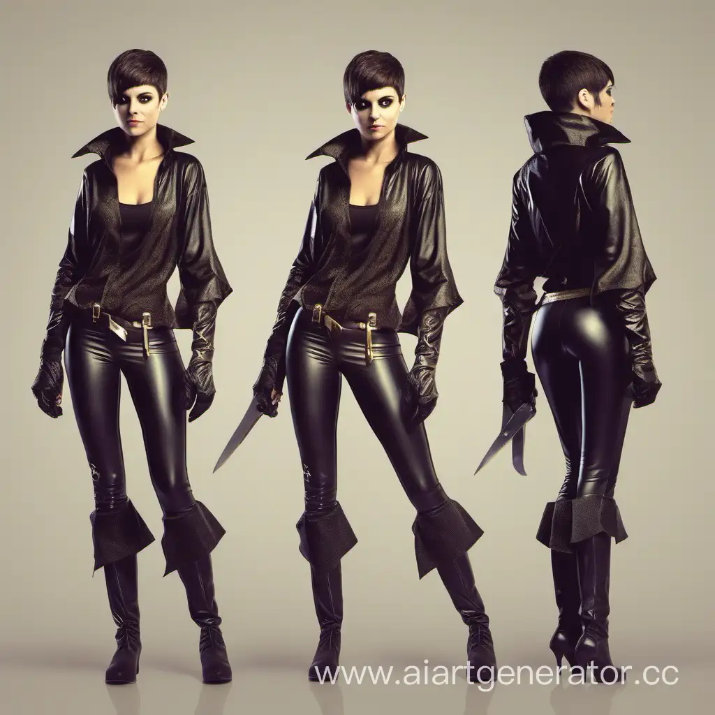 Fantasy-Thief-Costume-Adult-Woman-with-Short-Haircut