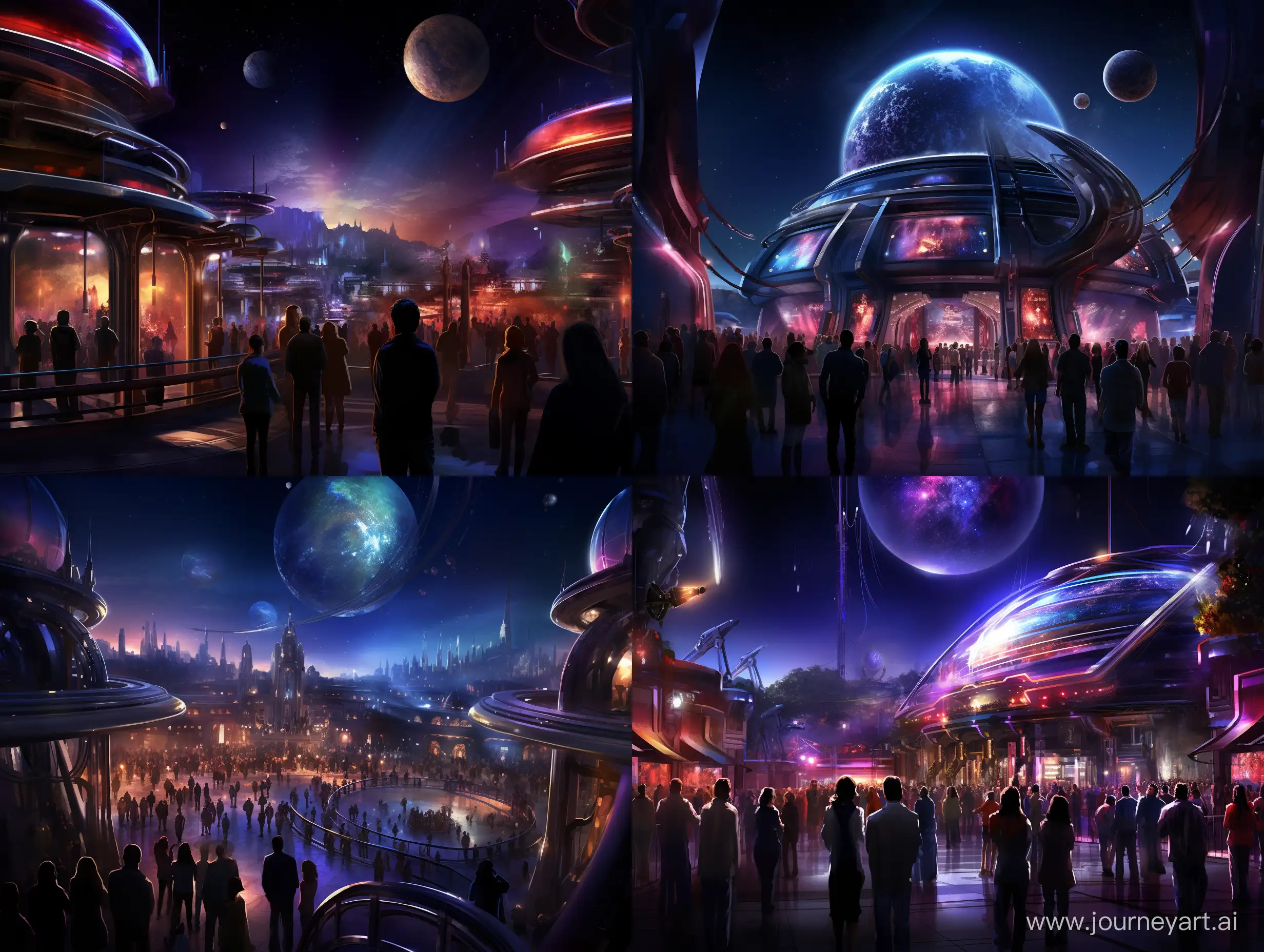 Enchanting-Night-at-Small-Tomorrowland-Space-Expo-and-Doctor-Who-Center-in-Disney-Parks