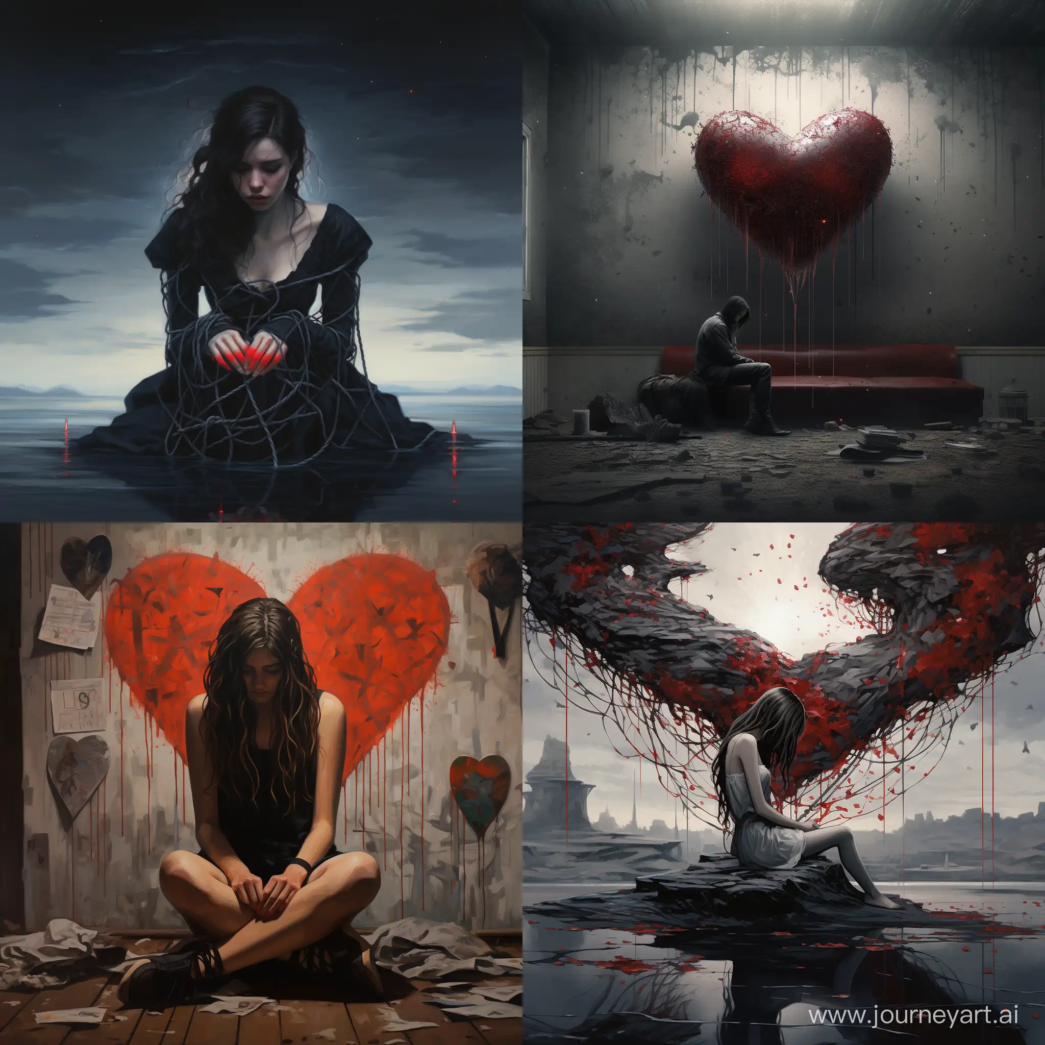 Emotional-Triad-Art-Love-Pain-Loneliness