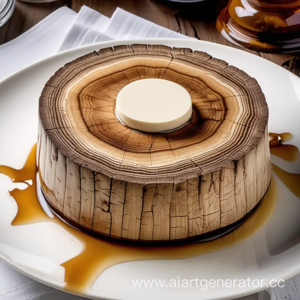 Delicious-AlcoholAged-Tree-Trunk-Pudding-with-Creamy-Layers