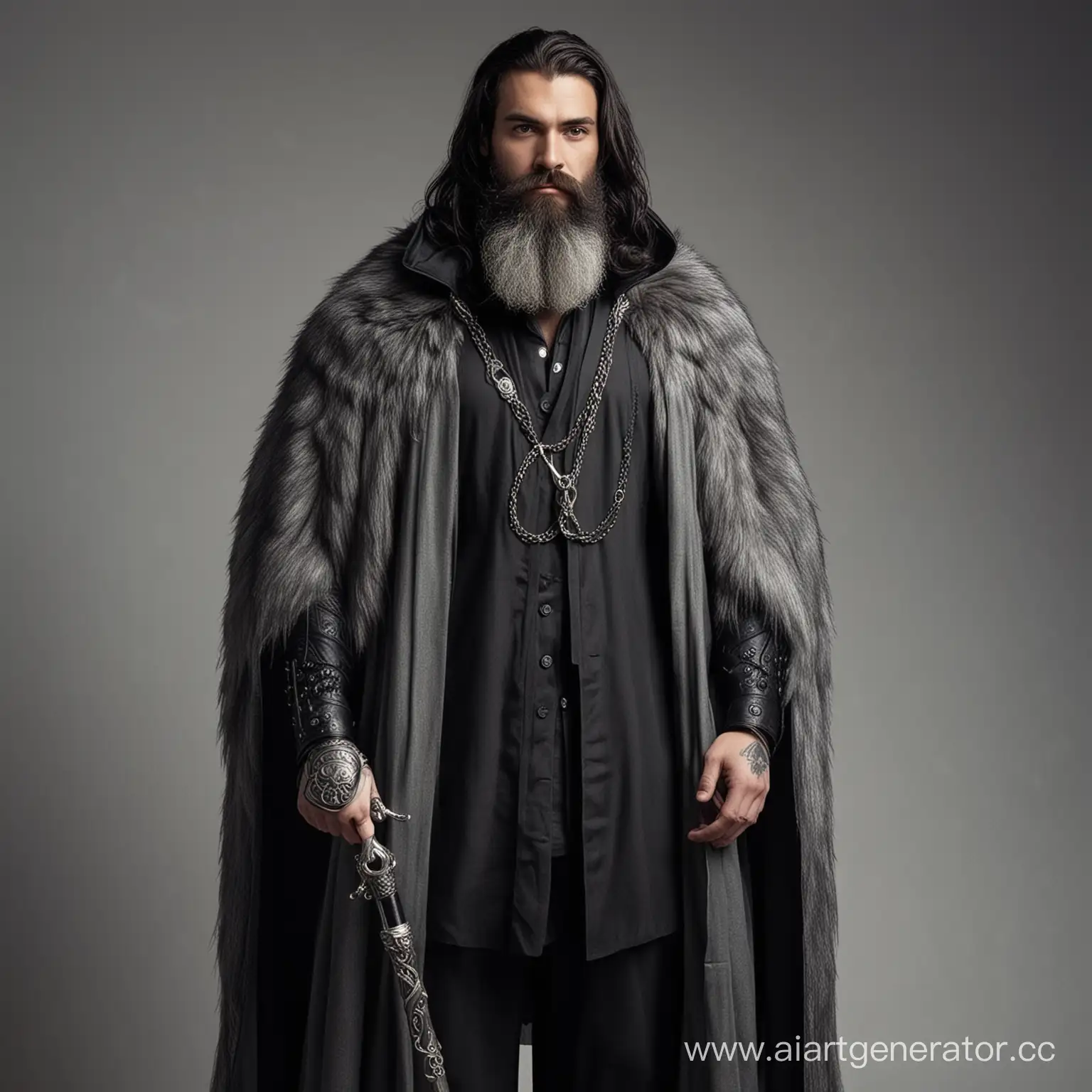 Charismatic-Cloaked-Wizard-with-Black-Staff-and-Silver-Hair