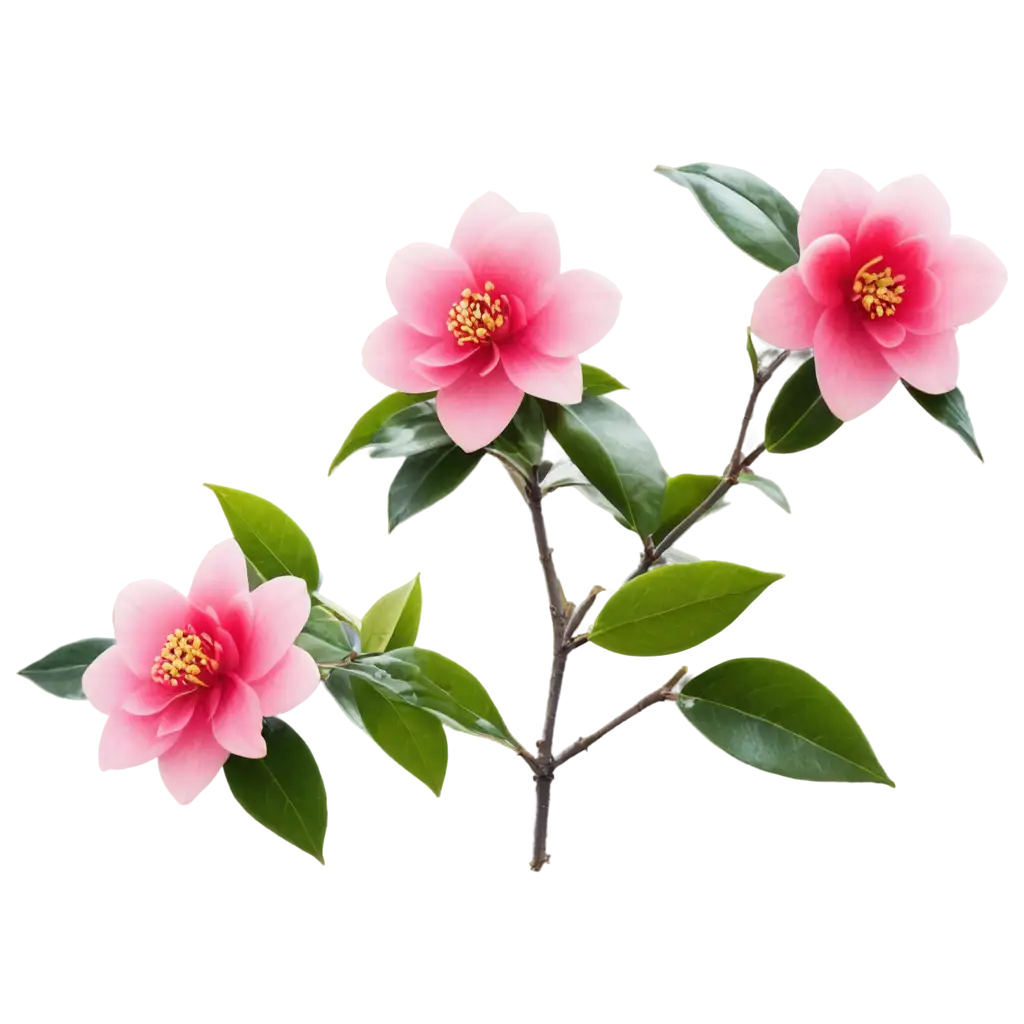 Exquisite-Camellia-Flower-PNG-Capturing-Natures-Beauty-in-High-Definition