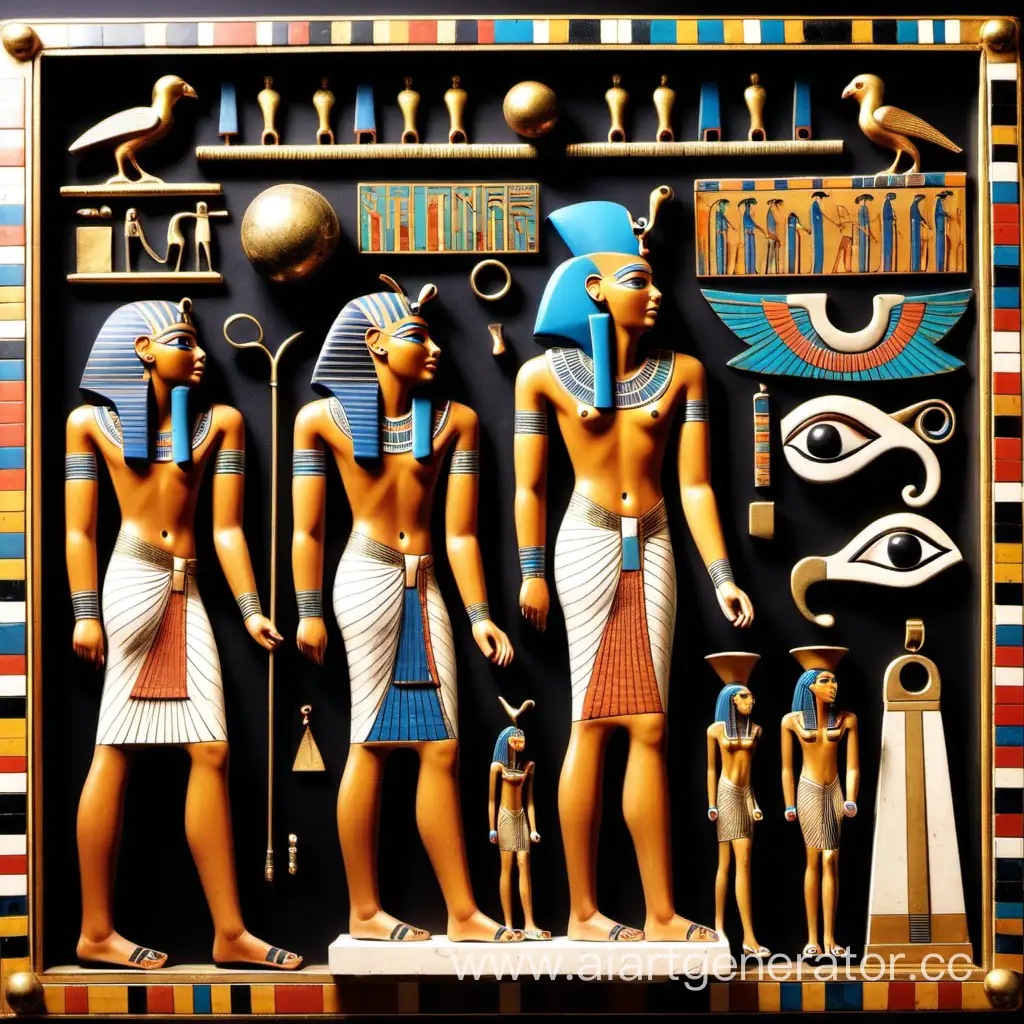 Ancient-Egyptian-Assemblage-Mystical-Artistic-Tribute