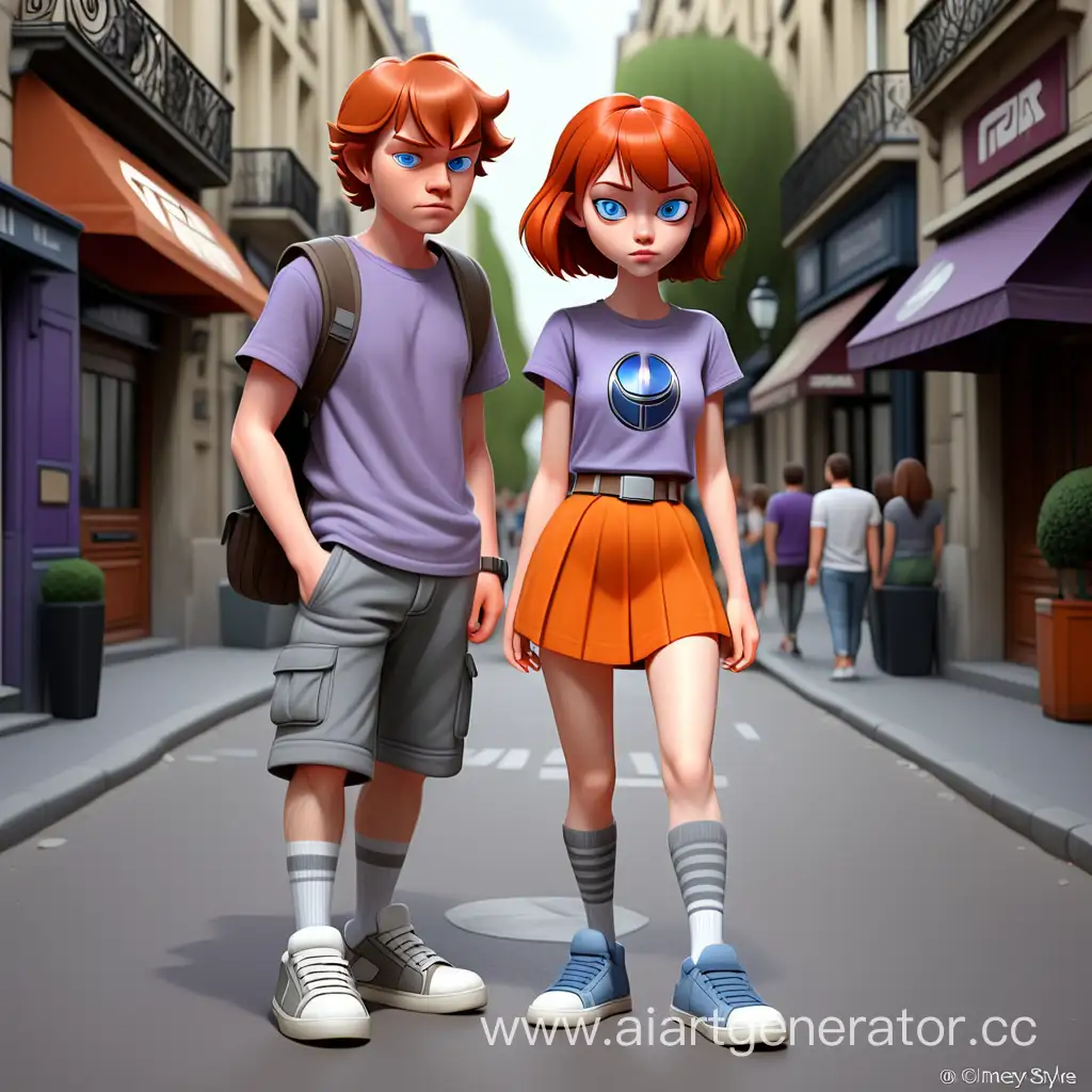 Star-Wars-Fan-and-Companion-Strolling-Through-Paris-Streets-in-Disney-3D-Style