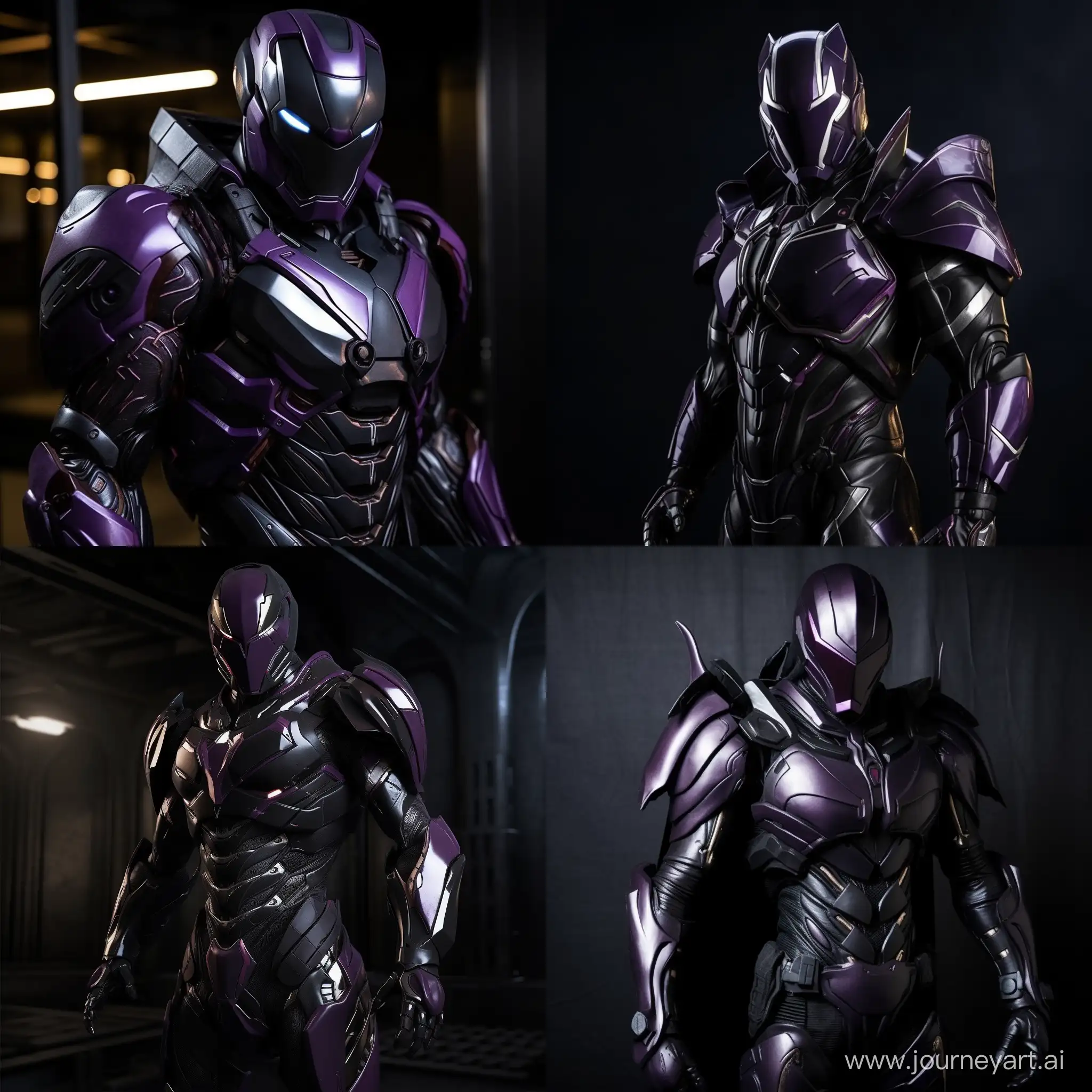 Sleek-PurpleBlack-Iron-Man-Costume-Portrait