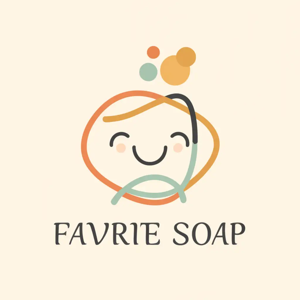 a logo design,with the text "Favorite Soap", main symbol:soap,Moderate,be used in Retail industry,clear background