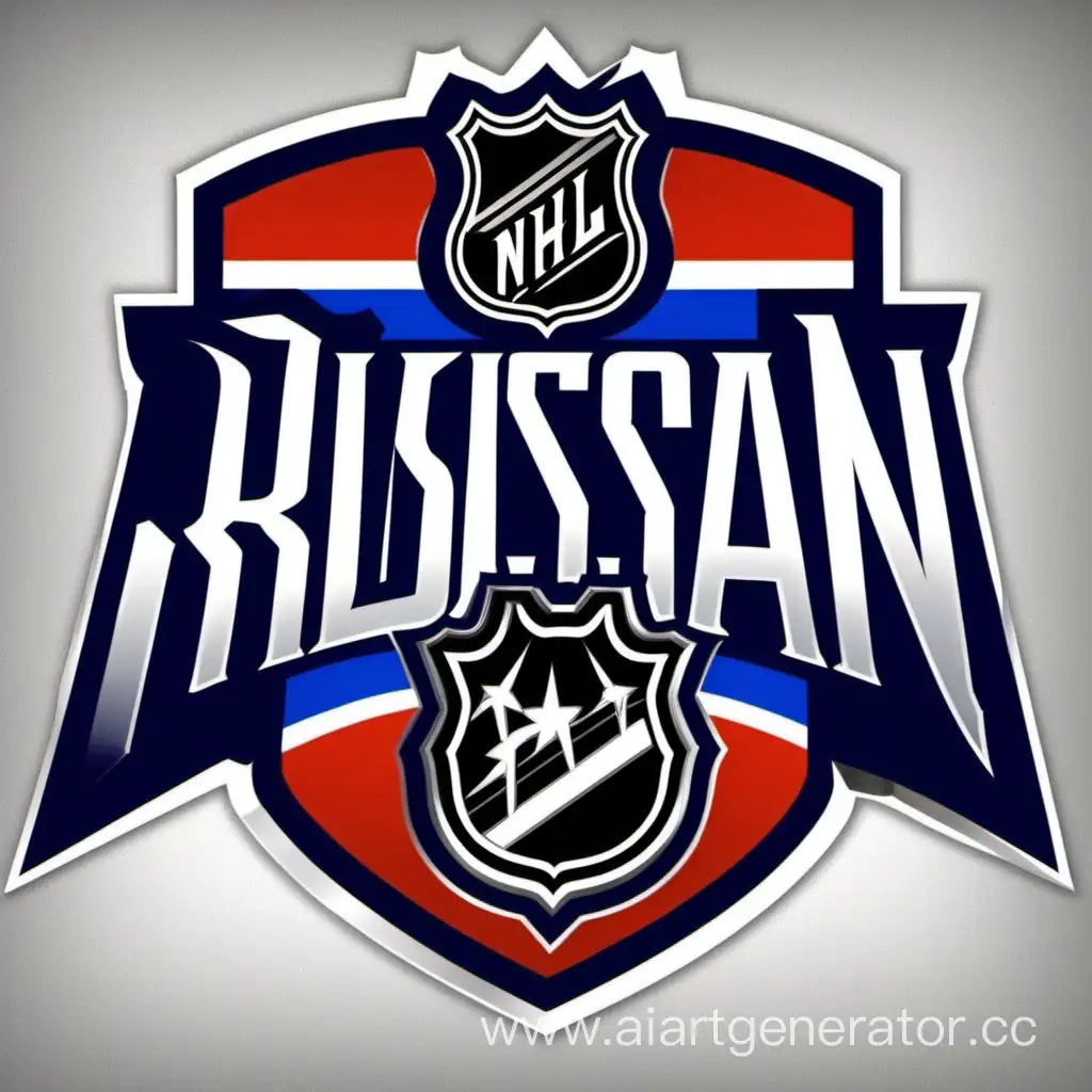 Русские в НХЛ (Логотип)