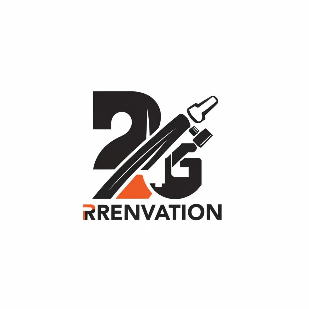 a logo design,with the text "22g Renovation", main symbol:Innovation in Renovation,Moderate,be used in Construction industry,clear background